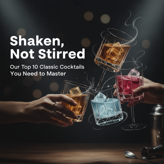 Shaken, Not Stirred: Our Top 10 Classic Cocktails You Need to Master