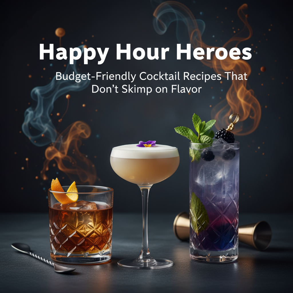 Happy Hour Heroes: Budget-Friendly Cocktail Recipes That Don't Skimp on Flavor